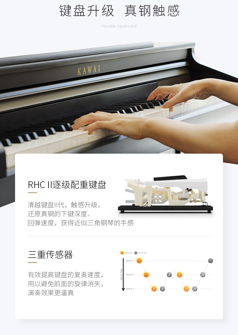卡瓦依电钢琴KDP110(图3)